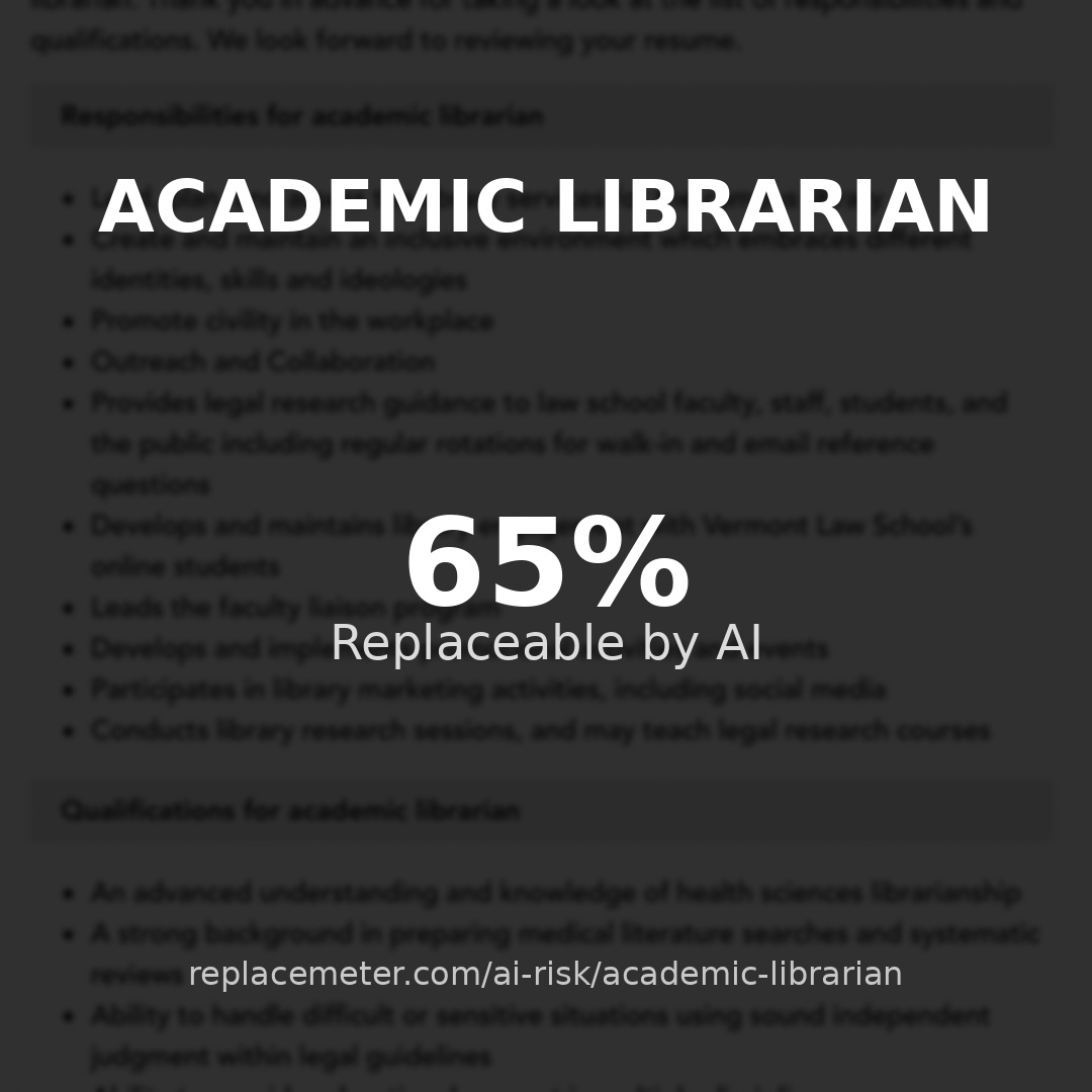 Academic librarian