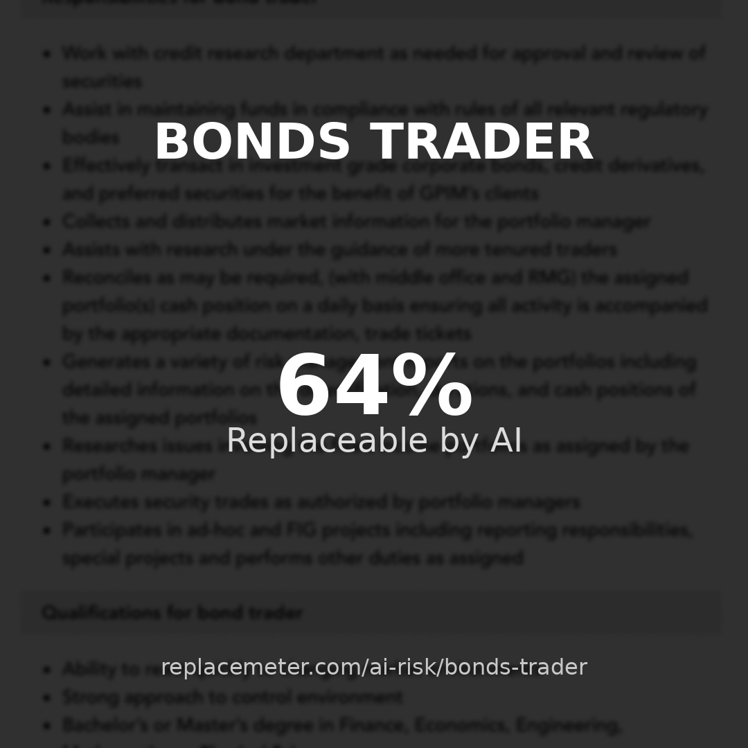 Bonds trader