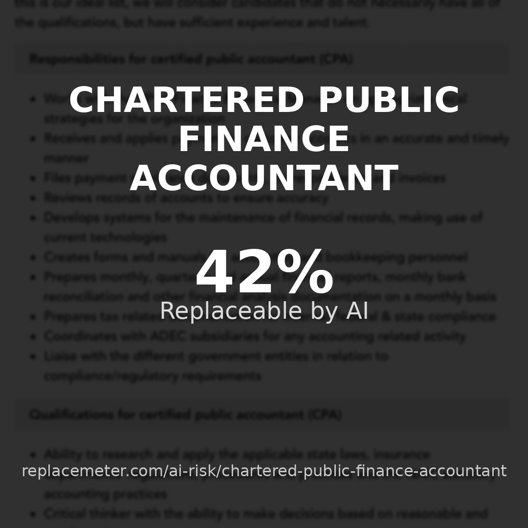 Chartered public finance accountant