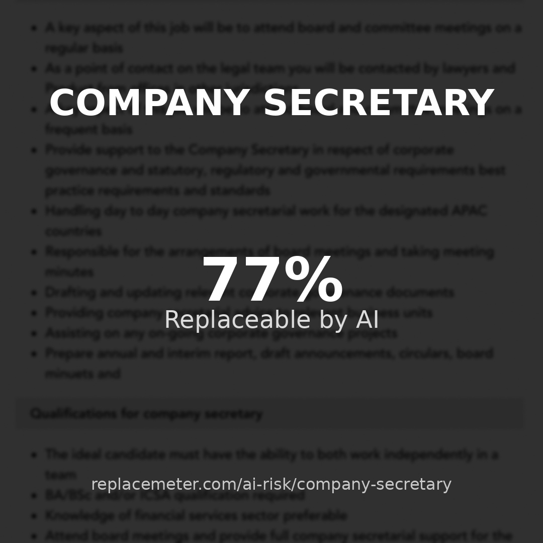 Company secretary