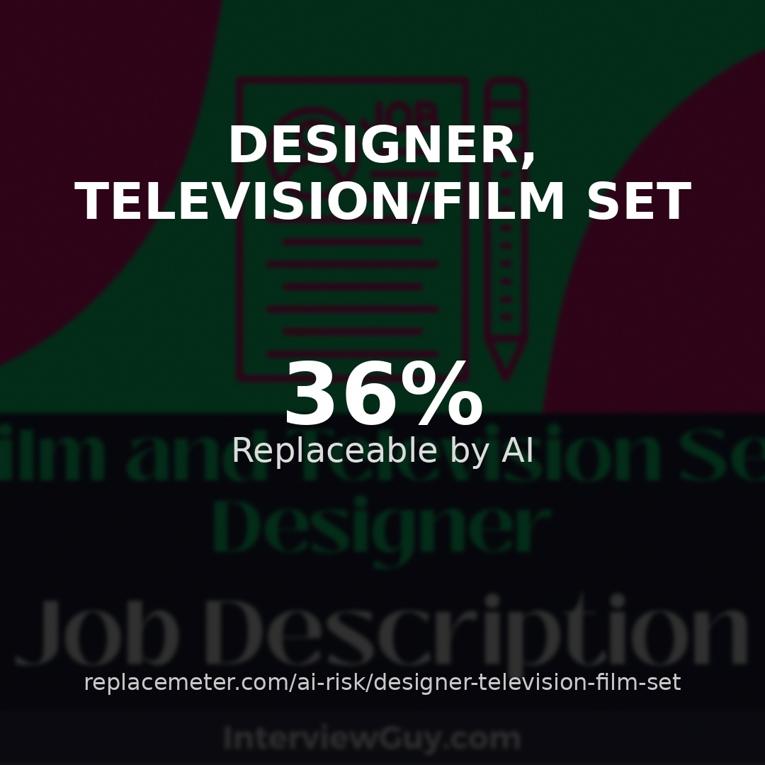 Designer, television/film set