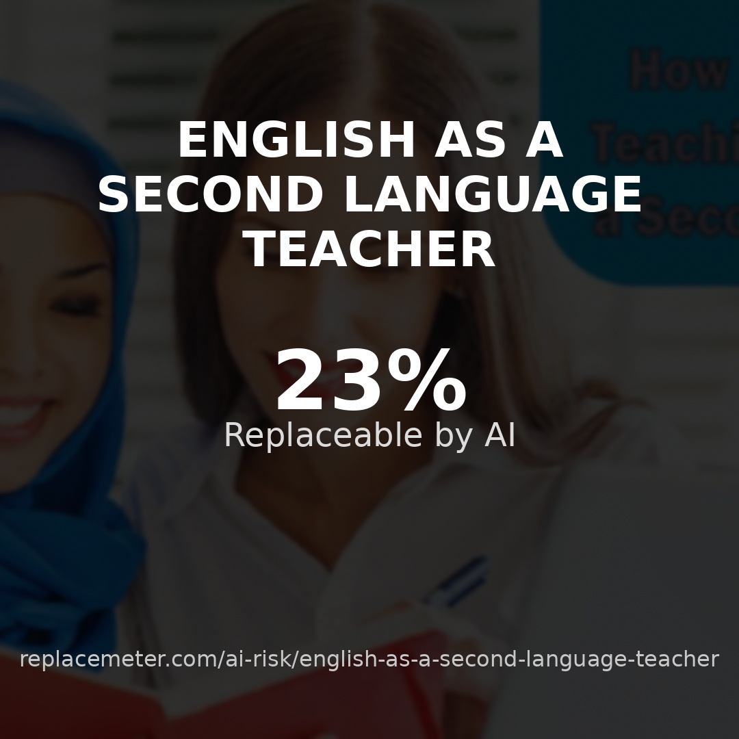 English as a second language teacher