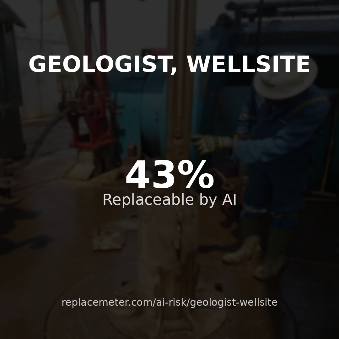 Geologist, wellsite