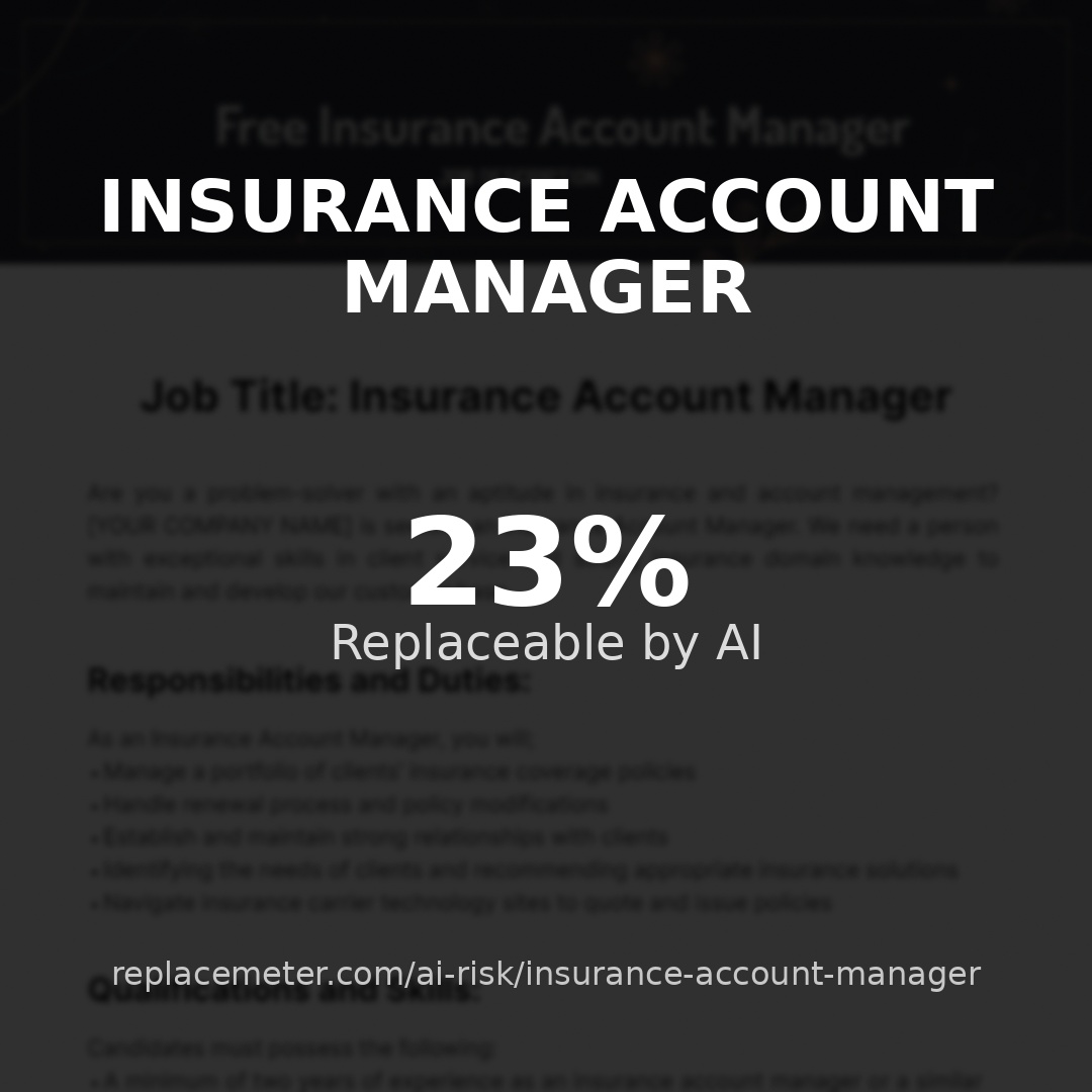 Insurance account manager