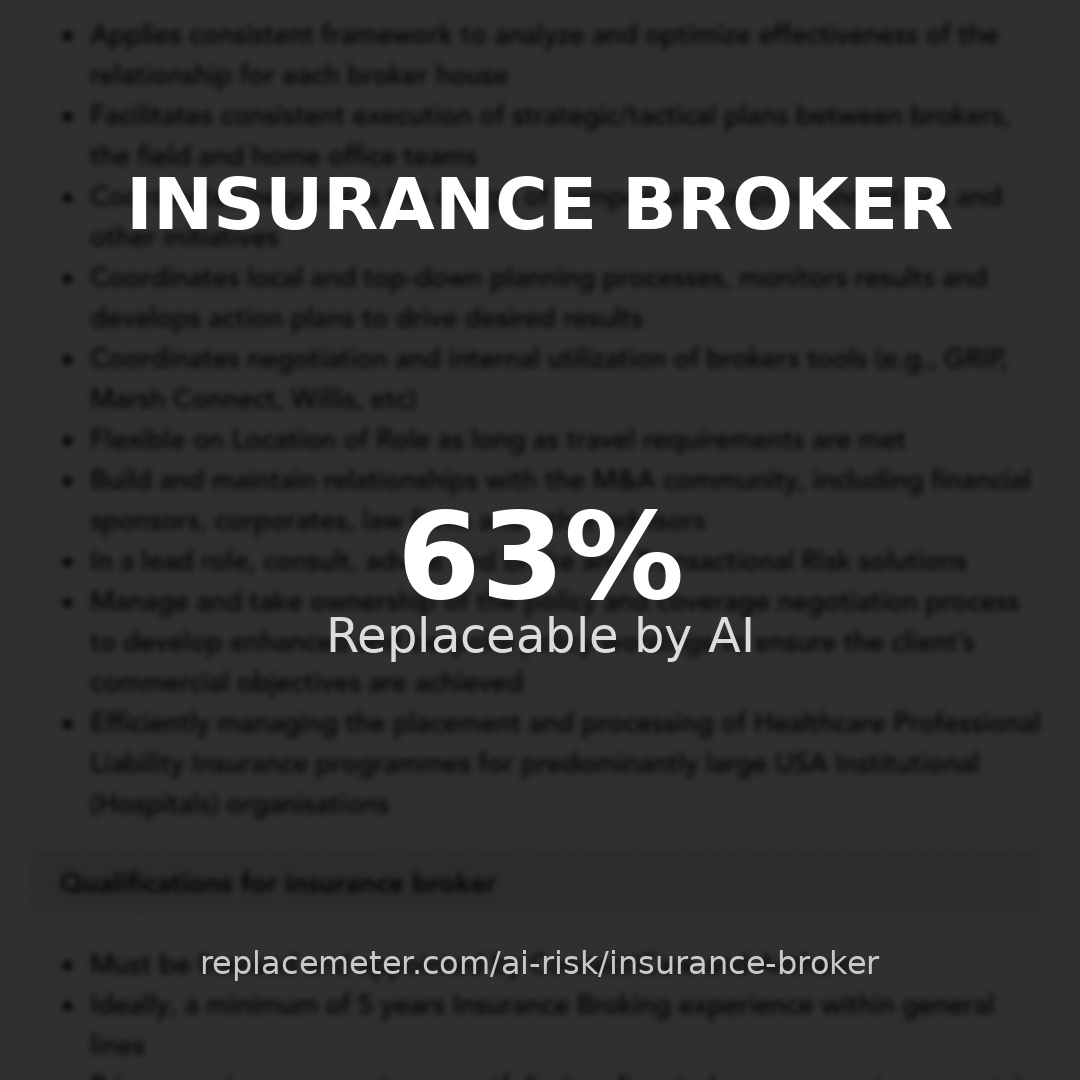 Insurance broker