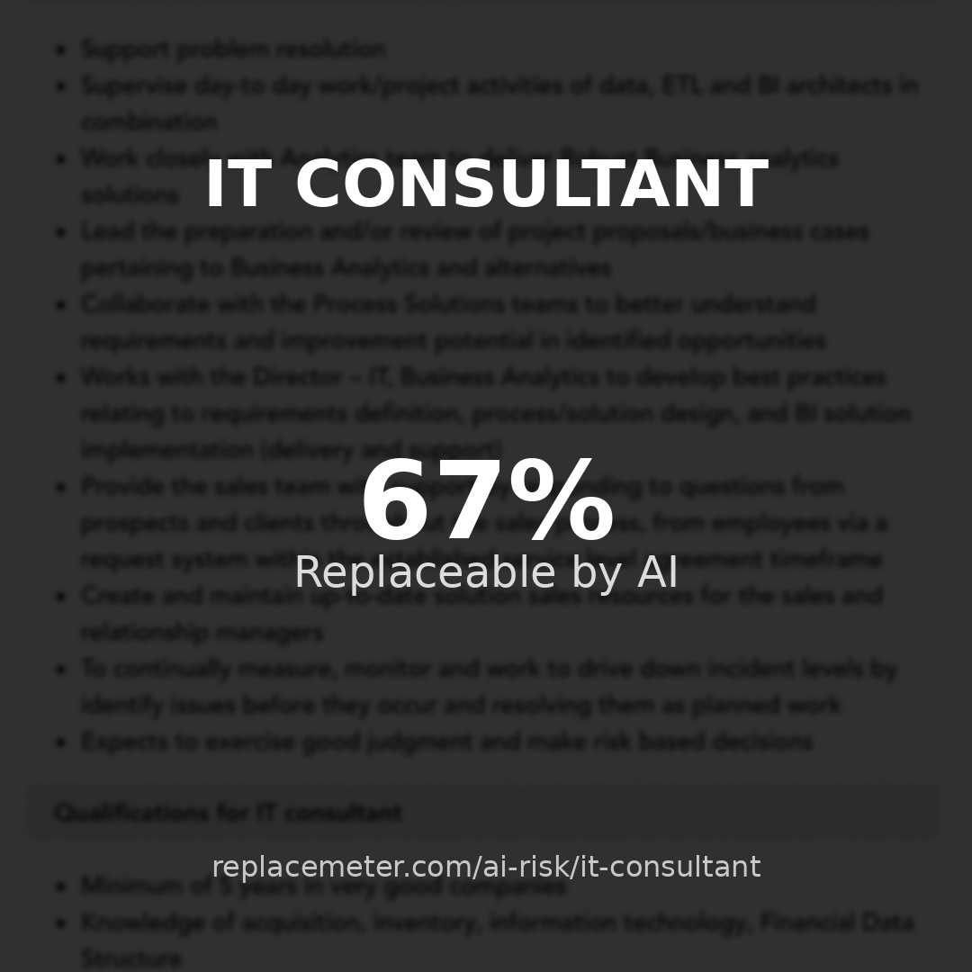 IT consultant