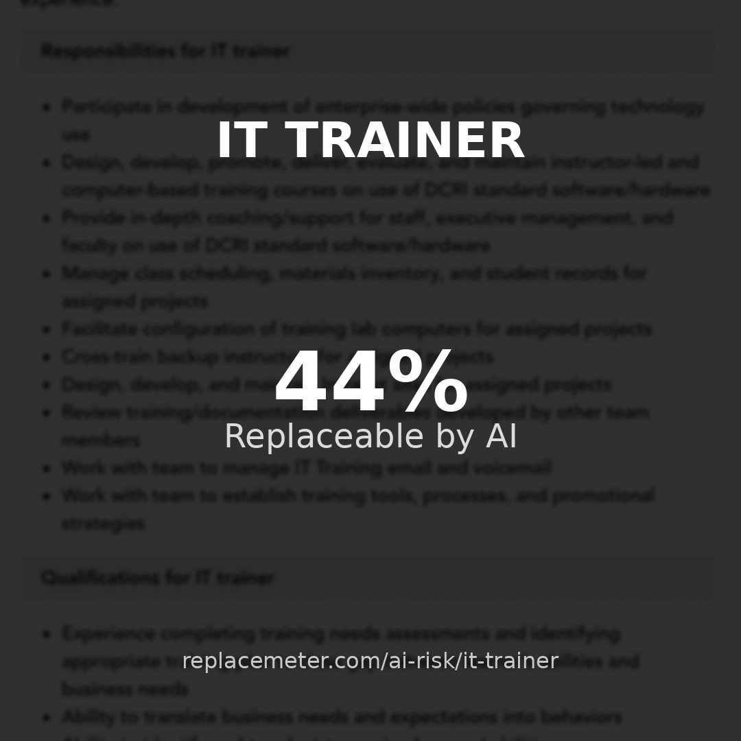 IT trainer