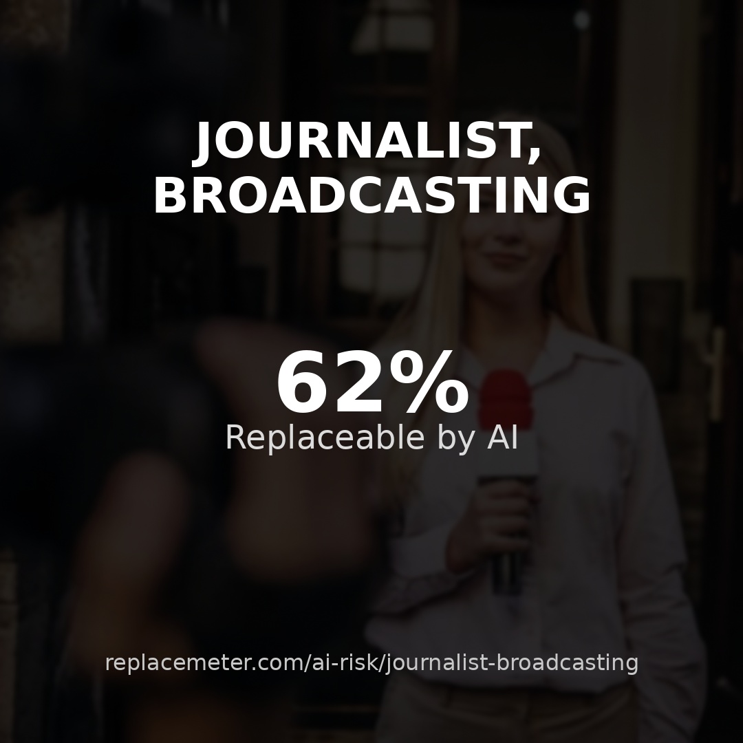 Journalist, broadcasting
