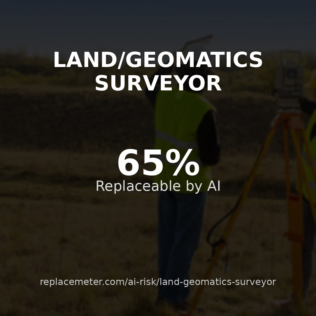 Land/geomatics surveyor
