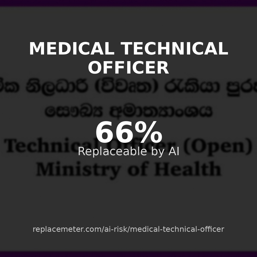 Medical technical officer
