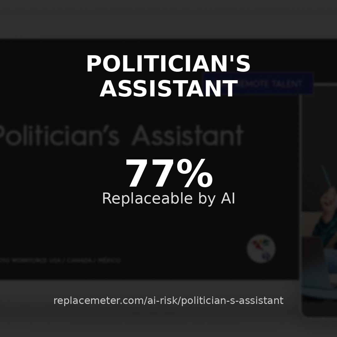 Politician’s assistant