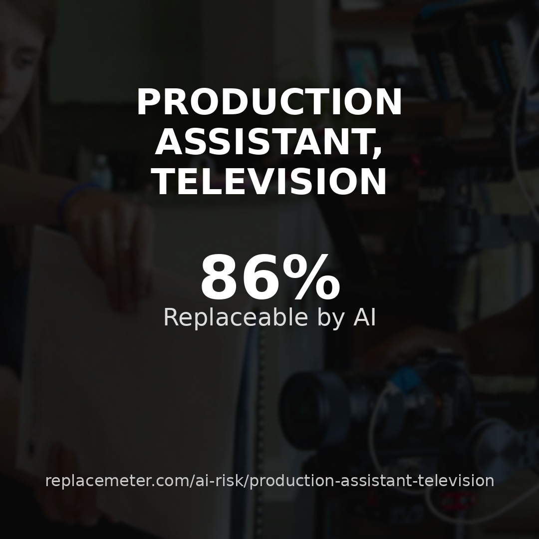 Production assistant, television
