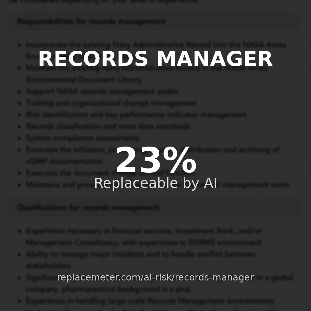 Records manager