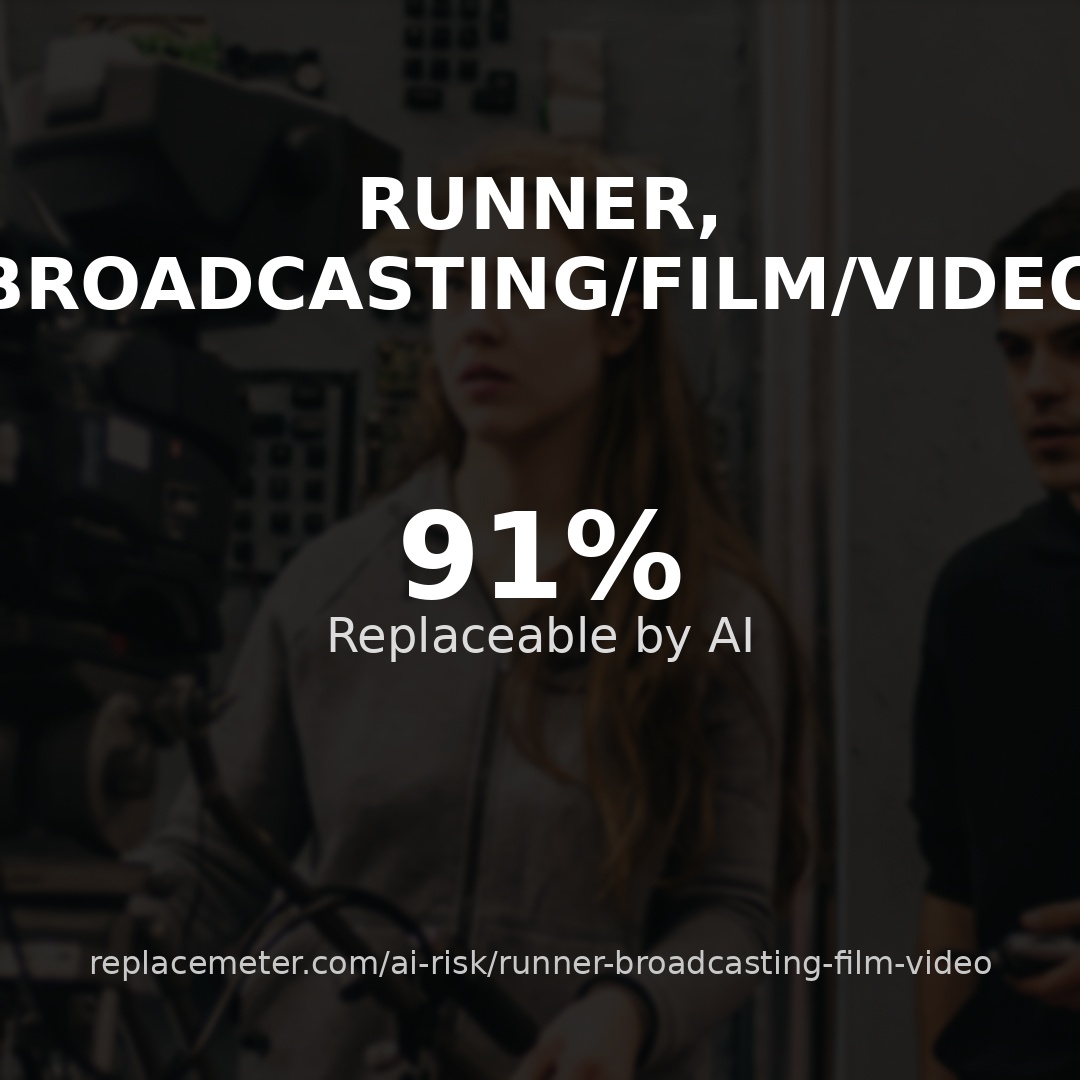 Runner, broadcasting/film/video