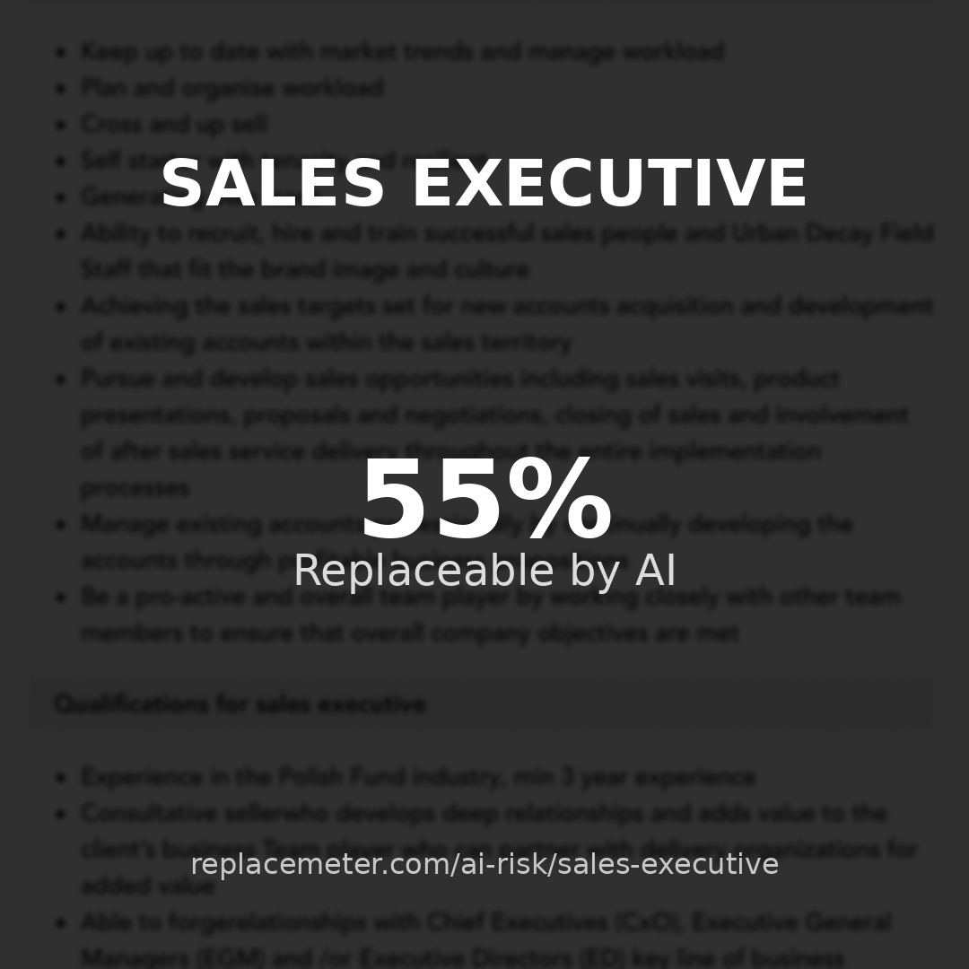 Sales executive