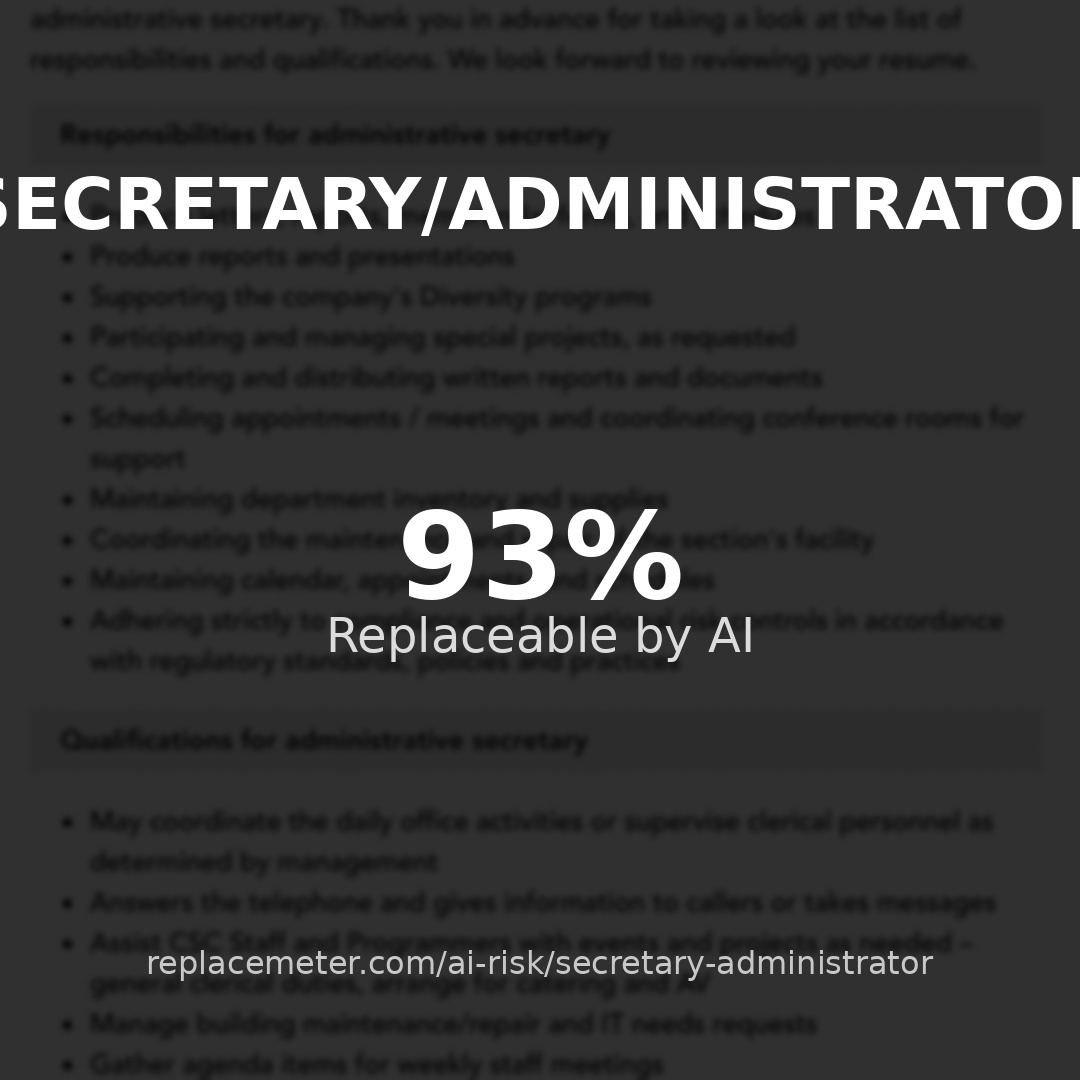 Secretary/administrator
