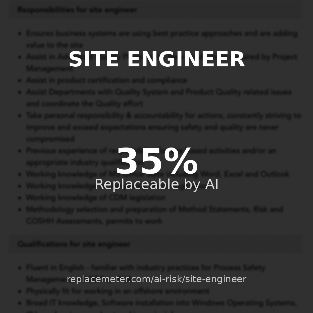Site engineer