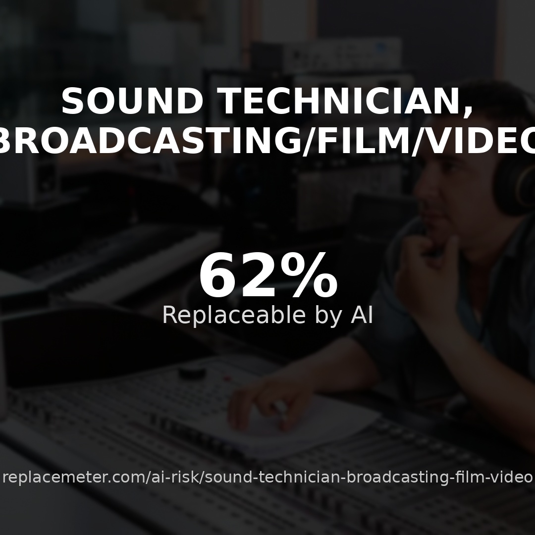 Sound technician, broadcasting/film/video