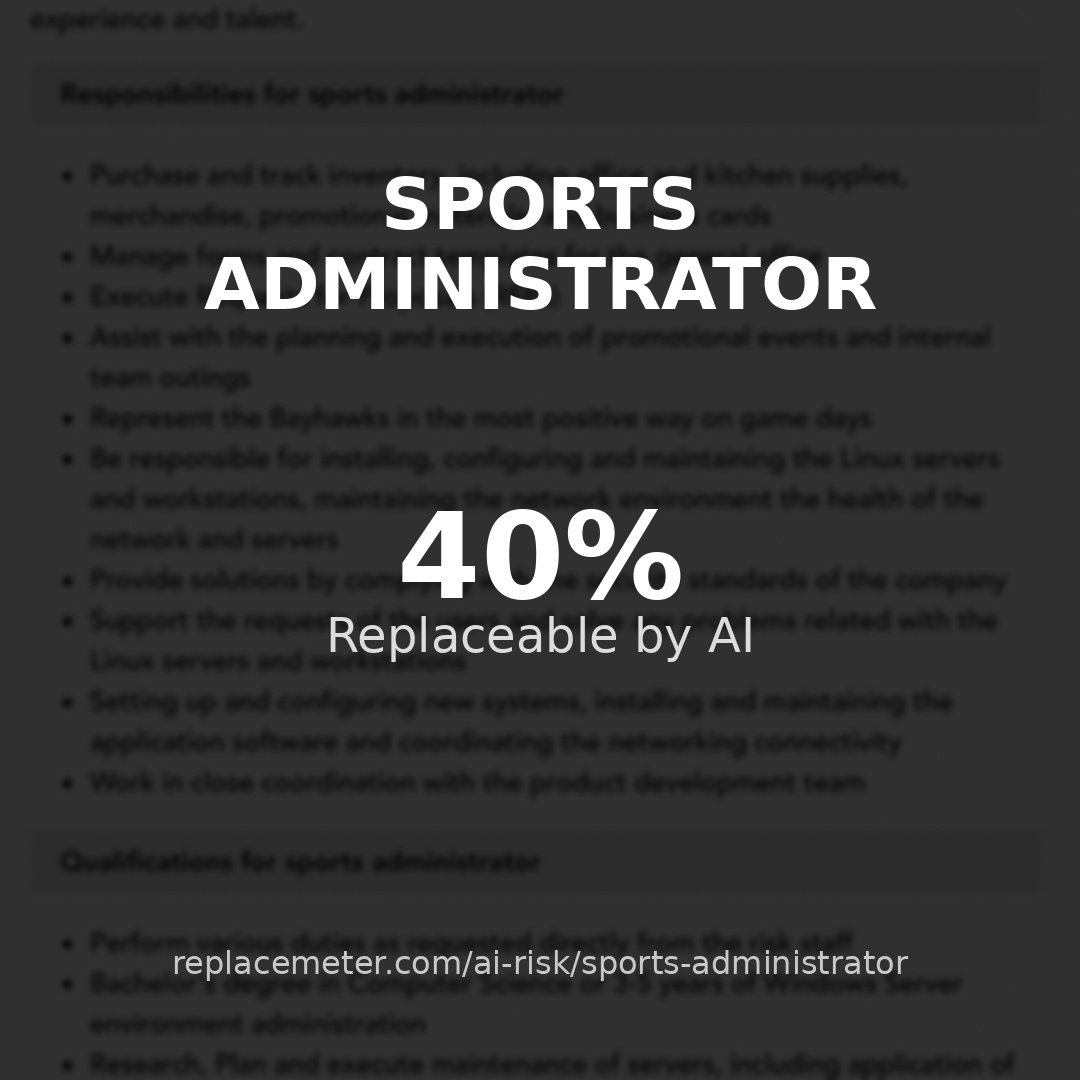 Sports administrator